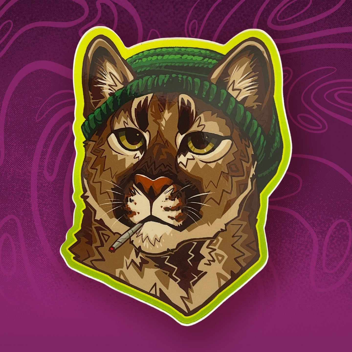 Catnip Vinyl Sticker