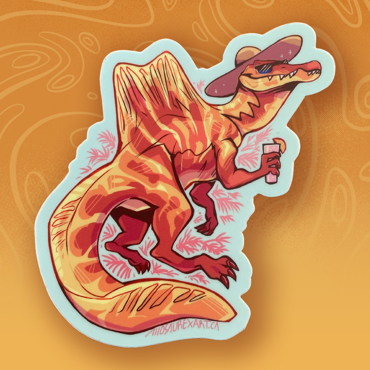 Drinkasaurus Vinyl Sticker