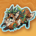 Foliage Fox Vinyl Sticker
