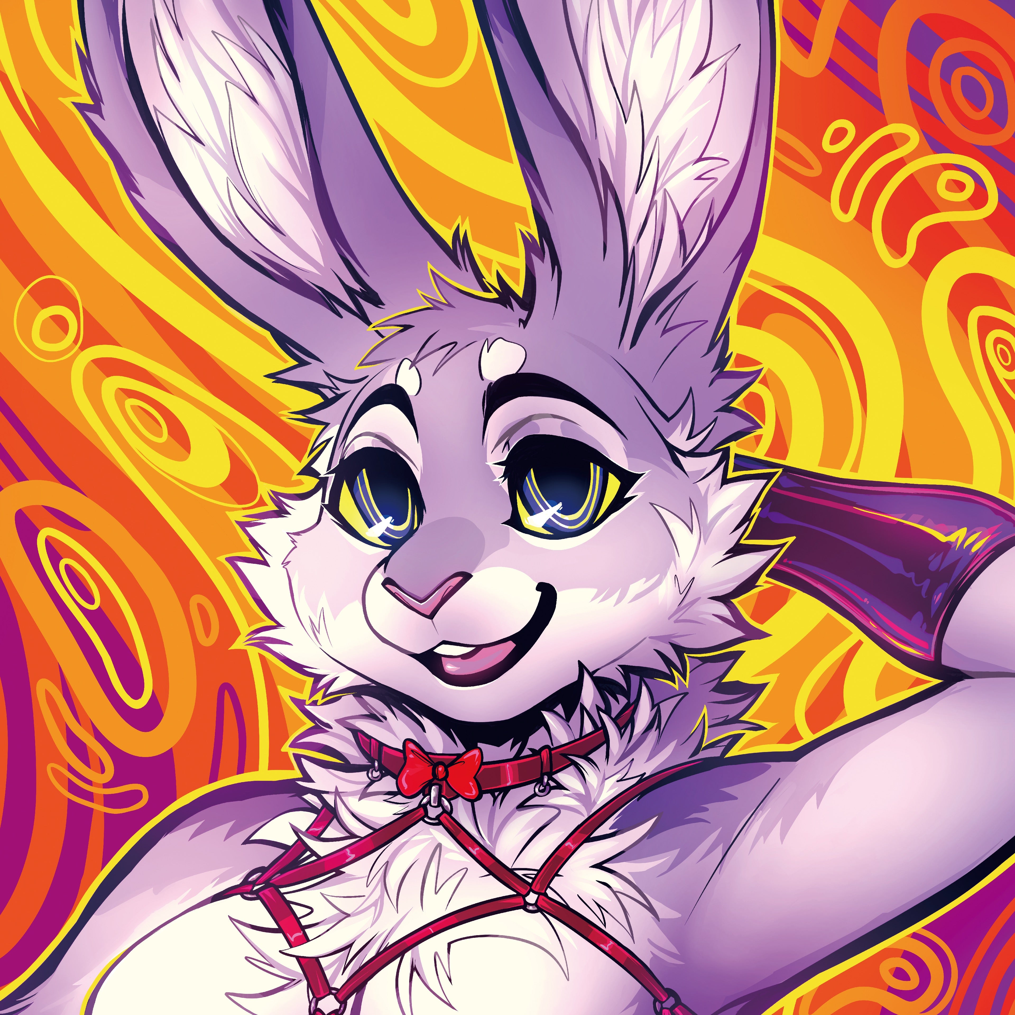 Hypno Bunny Tapestry