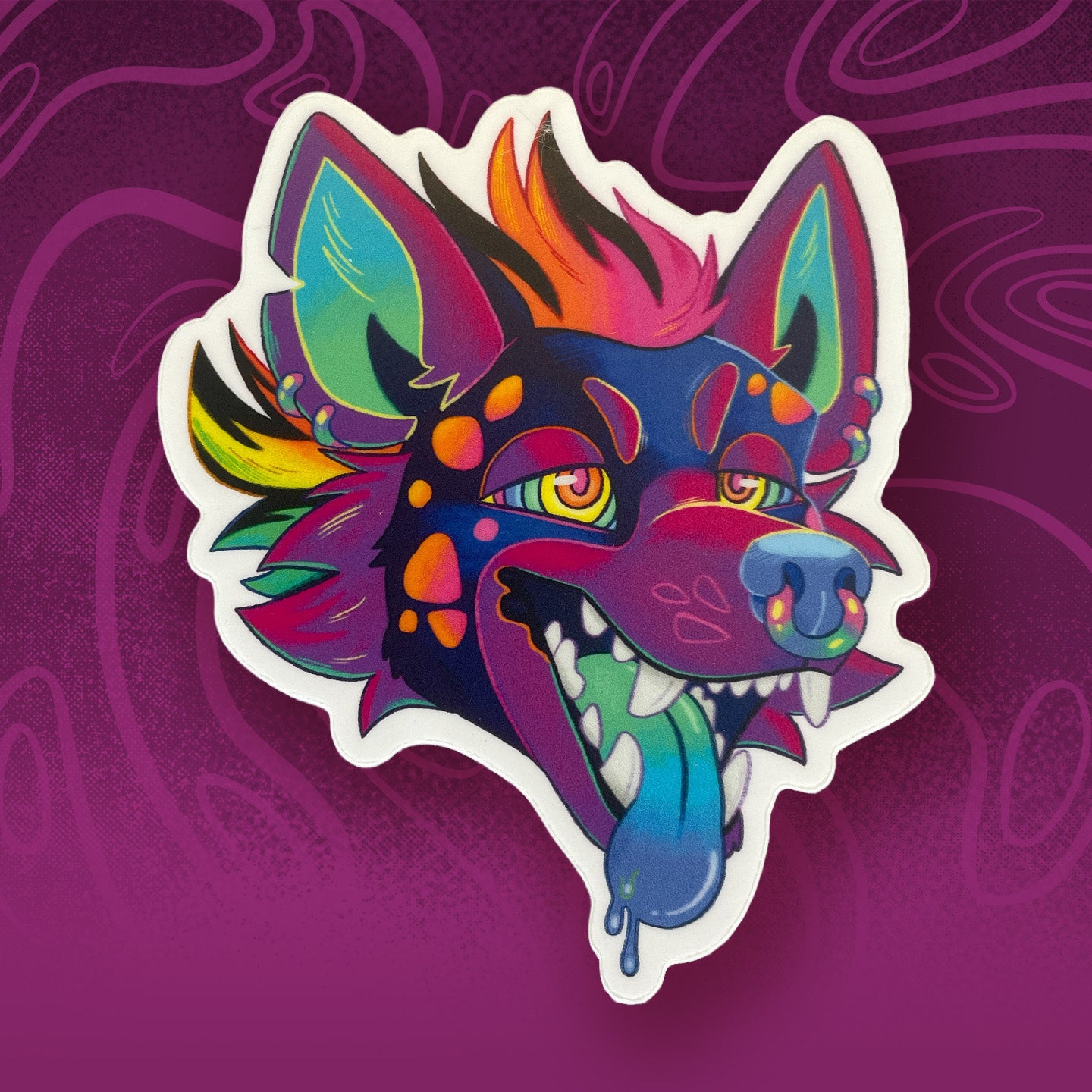 Hypnotic Haze Vinyl Sticker