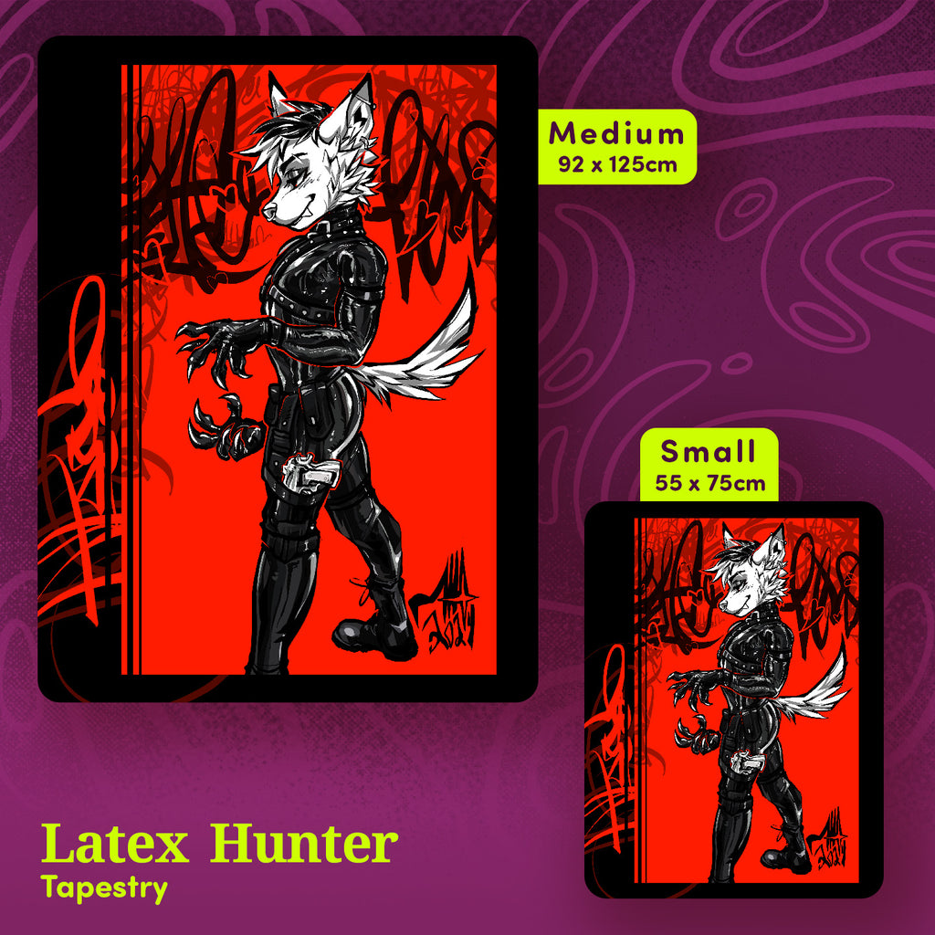 Latex Hunter Tapestry