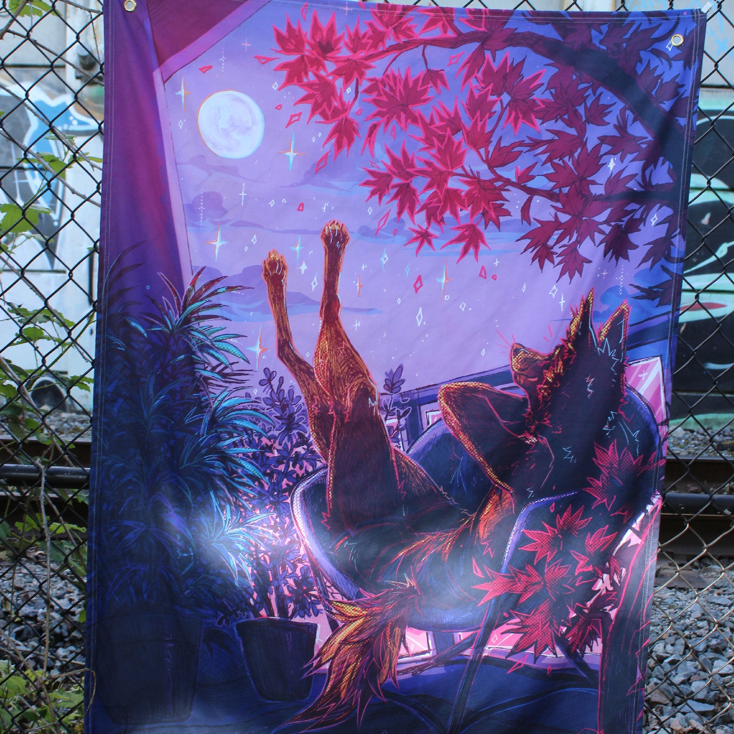 Moonbath Tapestry