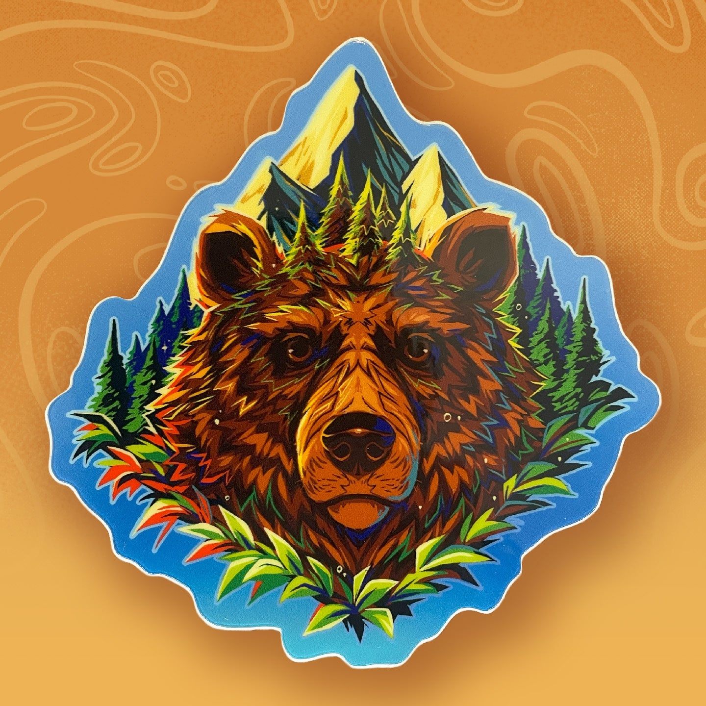 Mountain Majesty Vinyl Sticker