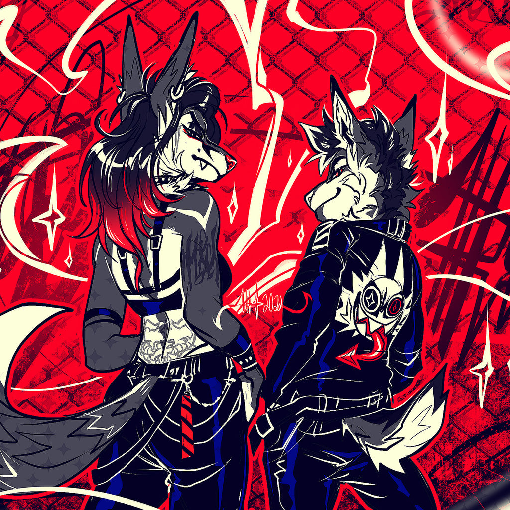 Rockers Art Print