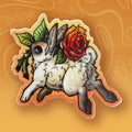 Rosy Rabbit Vinyl Sticker