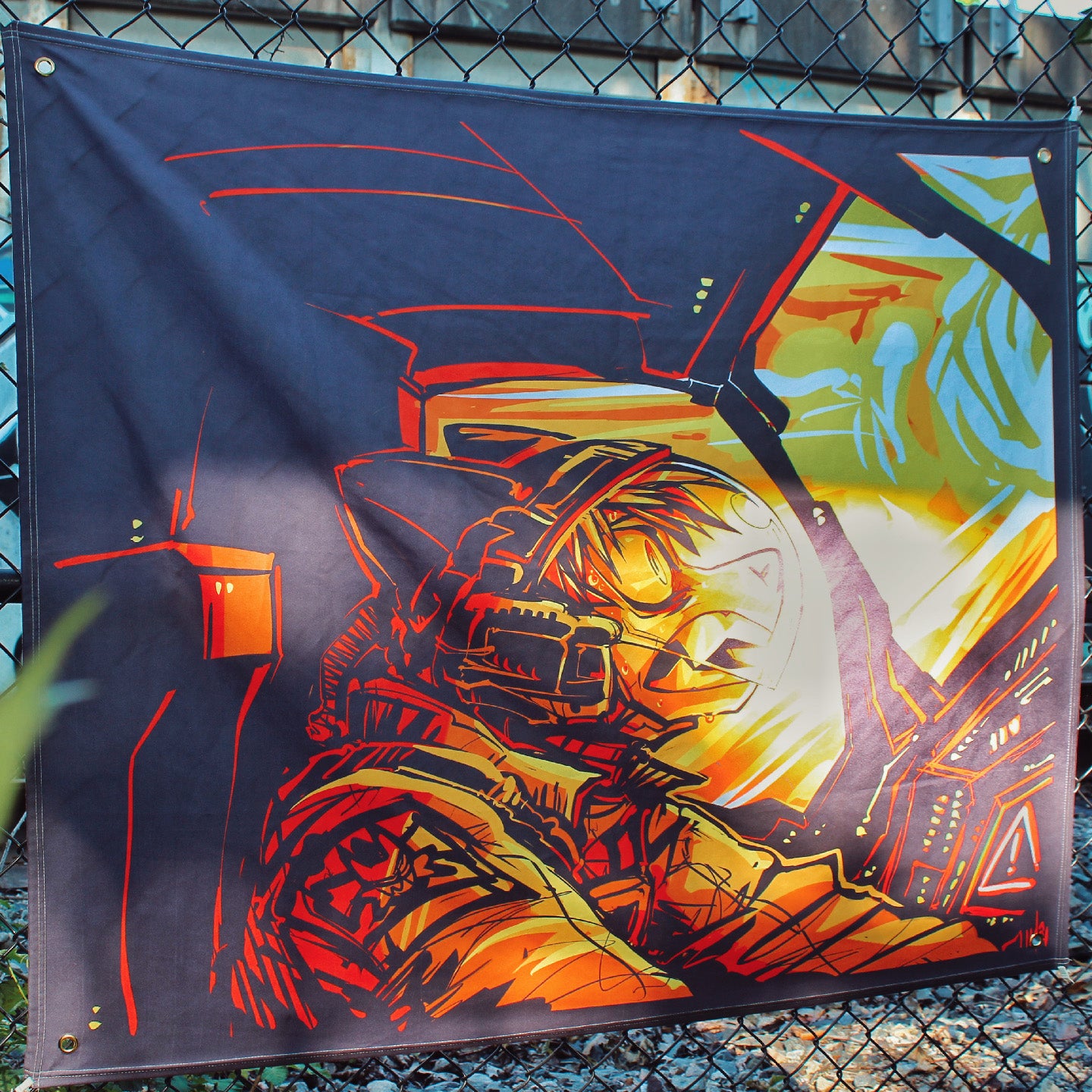 Space Boom Tapestry