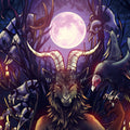 Throne Demon Tapestry