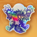 Werewolf Time! Holographic Vinyl Sticker