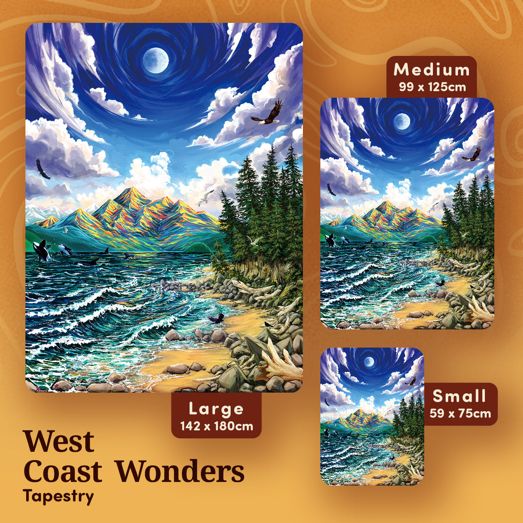 West Coast Wonders Tapestry