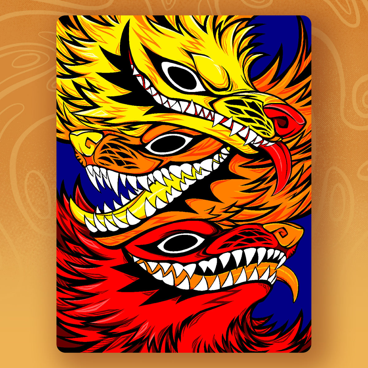 Wolf Spirits Tapestry
