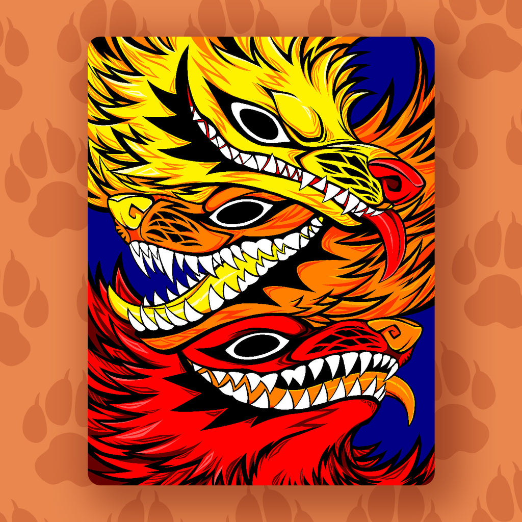 Wolf Spirits Art Print