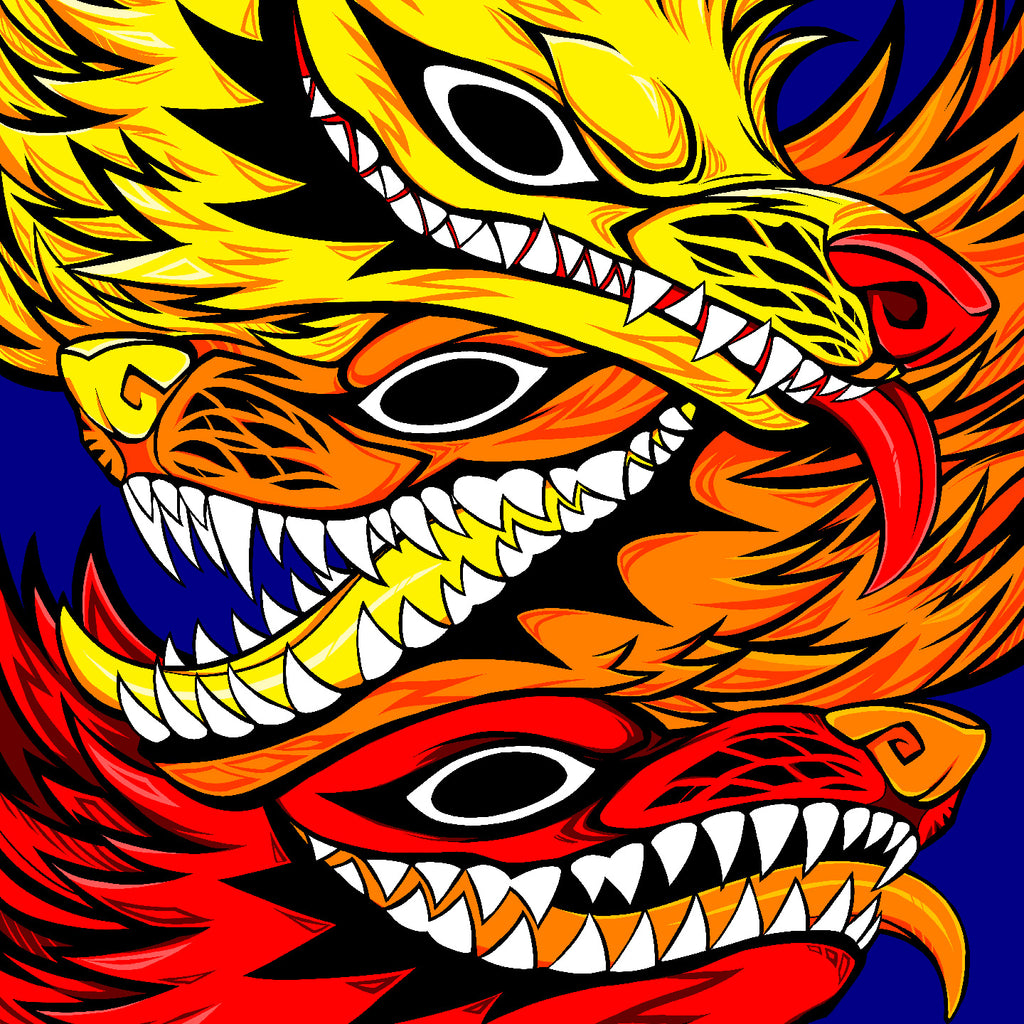 Wolf Spirits Art Print